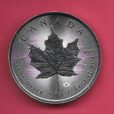 2025 CANADIAN MAPLE LEAF   .9999 SILVER ROUND - Image 1 of 2
