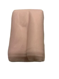 Lotto 2 bulloni tessuto tulle 54"X 40 iarde x 2 festa matrimonio baby shower rosa chiaro nuovi - Foto 1 di 8
