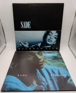 Sade Promise 1985 Vinyl Record LP Epic EPC86318 & Diamond Life EPC26044 - Picture 1 of 11
