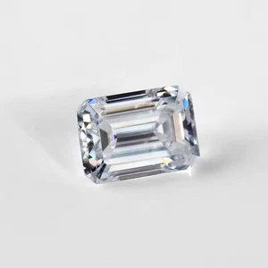 IGI Certified 1.5 Ct. Emerald Cut CVD Diamond E Color VS1 Clarity For Girl Gift - Picture 1 of 10