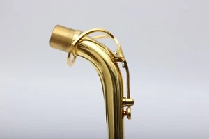 24,5mm TOP Altsaxophon Hals Goldlack Messingmaterial Sax Hals - Bild 1 von 6