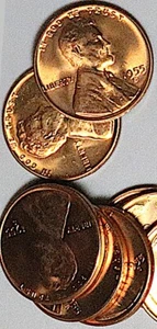1955-S Lincoln Wheat Cent Roll Gem RED BU Uncirculated Cents 50 Coins (23102801R - Picture 1 of 3
