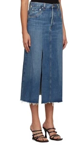 Citizens of Humanity Denim Jean Skirt Raian Splice ReWork Midi sz 30 NWT $380.00 - Picture 1 of 22