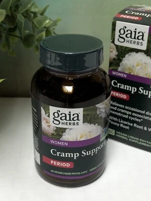 Mujeres, Alivio de Calambres, Período, 60 Fitocápsulas Líquidas Veganas Equilibrio Hormonal y Calambres Foto 1 de 4