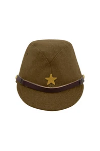 WWII Japanese IJA Army EM Field Cap Wool olive drab size: M - Bild 1 von 2