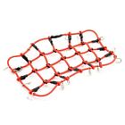 Fastrax Luggage Net Hooks 190 X 110mm Unstretched FAST2310R elastic Red Orange