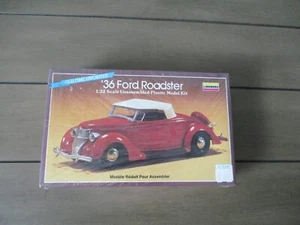 LINDBERG 36 FORD ROADSTER PLASTIC MODEL KIT SEALED 1:32 SCALE #2142 - Picture 1 of 6