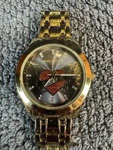 Mark Maddox Watch MM3030 Gold Tone new battery - Picture 1 of 5