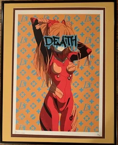 DEATH NYC, sin título (personaje de ficción) - Serigrafía firmada, enmarcada, edición limitada - Imagen 1 de 8