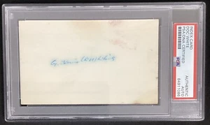 Doc White Signed Index Card Baseball Phillies 1906 WS Autograph PSA/DNA - Picture 1 of 3