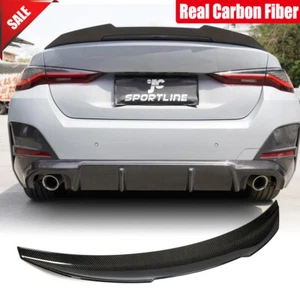 Echt Kohlefaser Kofferraumheckspoilerflügel für BMW 4er G26 i4 430i 4-türig - Bild 1 von 12