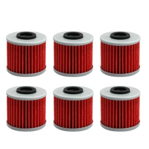 6X Oil Filters For Honda NC700X CTX700N DCT CRF1000D Pioneer 1000 GL1800 NC750 - Picture 1 of 4