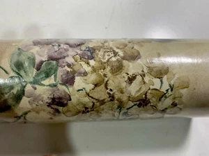 Norwall Solid Vinyl Wall Coverings Pre Pasted Easy Install  56.1 Sq Ft Florals - Picture 1 of 7