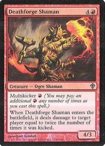 MTG - Worldwake - Deathforge Shaman - Foil - NM - Image 1 of 1