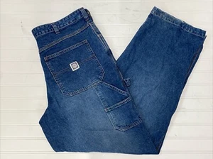 Faded Glory Authentic Brand Mens Jeans Size 38x34  Straight Medium Wash Denim - Picture 1 of 12