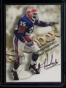 Robert Holcombe RC 1998 Skybox Premium Autographics ROOKIE Auto On Card TL - Picture 1 of 2