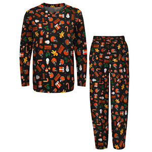 Outerstuff NFL Cleveland Browns Men's Holiday Sleep and Lounge Pajamas Set
