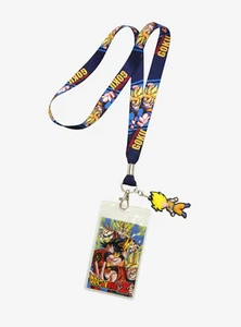 Anime Dragon Ball Z Goku Cordón Correa para el Cuello Soporte para Identificación con Dije de Goma Licencia - Imagen 1 de 1