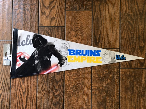 UCLA BRUINS  STAR WARS DARTH VADER PREMIUM QUALITY PENNANT 12"X30" BANNER Cover
