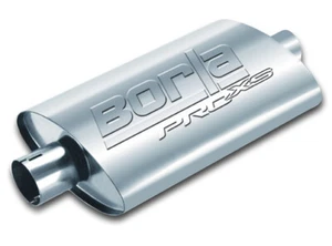 Borla Universal Pro-XS Muffler Oval 2.5in Inlet/Outlet Notched Muffler - Picture 1 of 4
