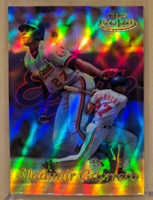1999 Topps Gold Label CLASS 3 #76 Vladimir Guerrero Refractor HOF RARE PARALLEL - Image 1 of 2