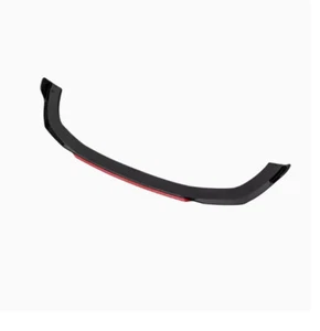 For 24-25 ZEEKR 001 Hatchback Gloss Black Red Front Bumper Lip Spoiler Splitter - Picture 1 of 3