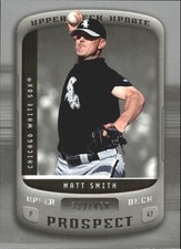 2005 Upper Deck Update Silver White Sox Baseball Card #143 Matt Smith PR /450