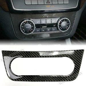 Real Carbon Fiber AC Climate Control Dash Panel Trim Fits 12-15 W166 ML350 ML63 - Bild 1 von 3