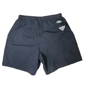 Columbia PFG Backcast III Lined 6" Water Shorts Trunks Mens Small Black FM4009 - Picture 1 of 5