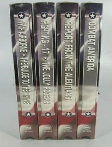 17th Airborne, Fighting 17, Report From The Aleutians And Combat America 4 VHS - Picture 1 of 3