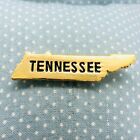 Tennessee Souvenir State Gold Tone Lapel Pin
