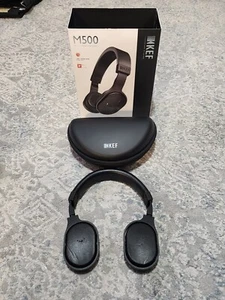 KEF M500 Negros 3,5 mm Jack Hi-Fi Auriculares Plegables con Cable LEER 1a - Imagen 1 de 8