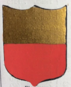 1800 ARALDICA STEMMA  NAPOLI CON TESTO E INCISIONI - Picture 1 of 8