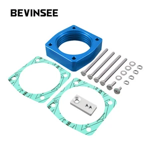 1x Anodized Throttle Body Spacer For Infiniti I35 G35 FX35 M35 QX4 3.5L V6 Blue - Picture 1 of 8