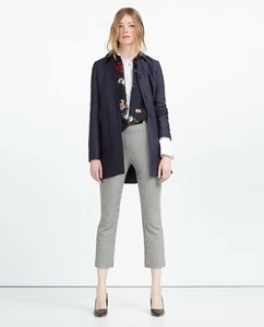 NWT - Zara Gingham Trouser, Size S - Picture 1 of 7