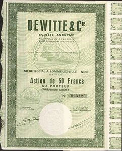 DECO => DEWITTE & Cie, Matériel pour le Chemin de Fer (LOMME-LEZ-LILLE NORD) (G) - Picture 1 of 1