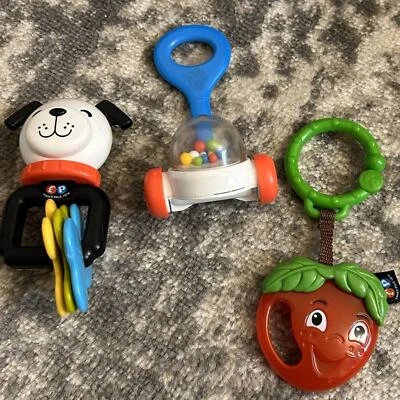 Fisher-Price Maíz Popper, Puppy Pal Clackers, Happy Apple Mordedor (NUEVO) Foto 1 de 4