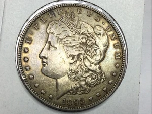 1893 Morgan Dollar in extra feinen Double Stars VAM 4 - Bild 1 von 2