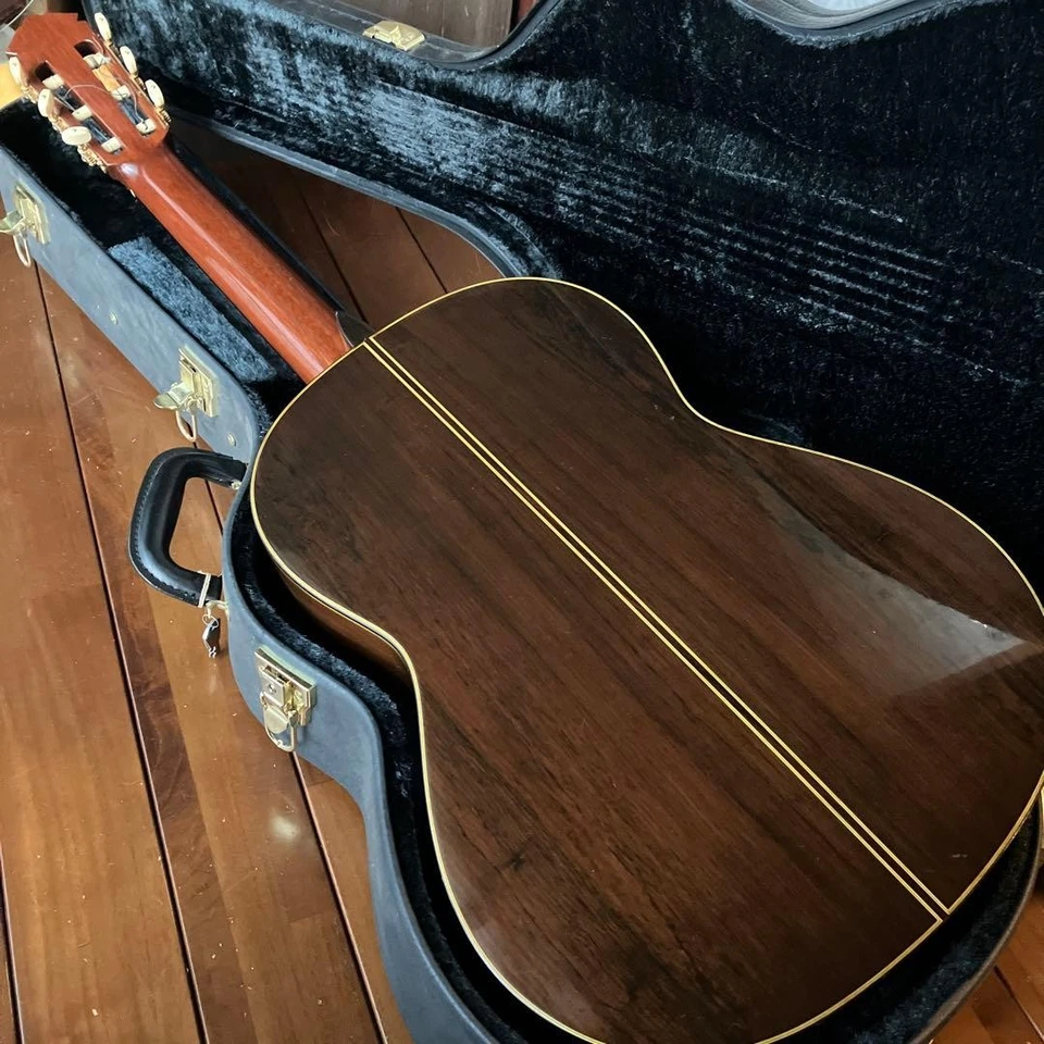 Yamaha first model straight grain Jacaranda all veneer vintage - Image 1 of 4
