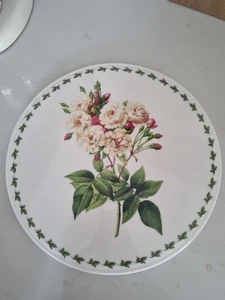 REGAL Bone China Collection Roses Floral Cake / Gateau Plate platter - Picture 1 of 3
