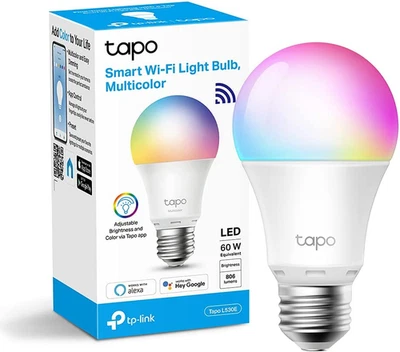 L530E Lampadina Wifi Intelligente LED Smart Multicolore, E27, Compatibile Con Al - Immagine 1 di 4