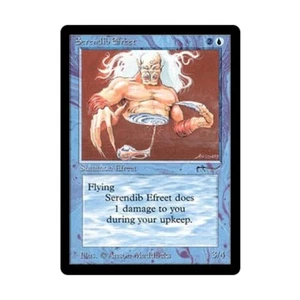 WOTC MtG Arabian Nights Serendib Efreet (U2) EX- - Picture 1 of 1