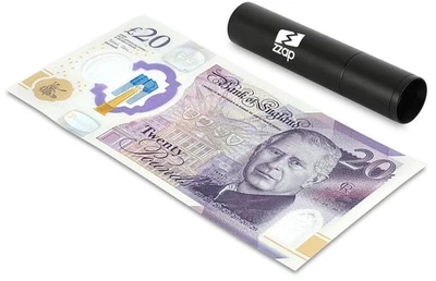 TORCIA UV ULTRAVIOLETTA 365NM FALSA FORGIATA BANCONOTA RILEVATORE DENARO ASSEGNO - Immagine 1 di 4