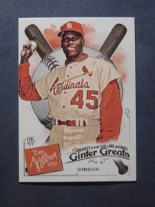 2019 Topps Allen & Ginter Ginter Greats -Bob Gibson - #GG-11 - Picture 1 of 2