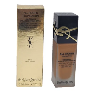 YVES SAINT LAURENT ALL HOURS FOUNDATION SUNSCREEN BROAD SPECTRUM SPF30 0.84 OZ - Image 1 of 4