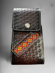 Funda Celular Vaquera Funda Telefono Piel Western Style Leather Phone Holster - Picture 1 of 2