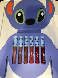 Stitch 6 Matte Colors Liquid Lipstick Set New With Character Case - Picture 1 of 2