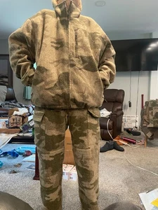 Cabela's DISCONTINUED LL Outfitter Camo Berber Jacket - Picture 1 of 21