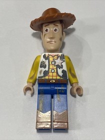 WOODY Dirt Stains Lego Minifig Disney Toy Story Trash Compactor Escape 7596