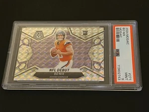 2024 Panini Mosaic Bo Nix NFL Debut Silver Mosaic Prizm Rookie RC #271 PSA 9 - Picture 1 of 1